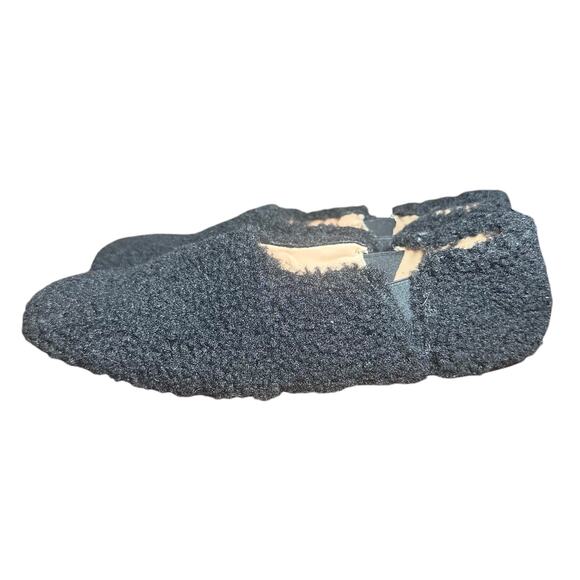 J. Crew Sherpa Flats with Elastic in Black - Size 8.5 - Picture 6 of 11